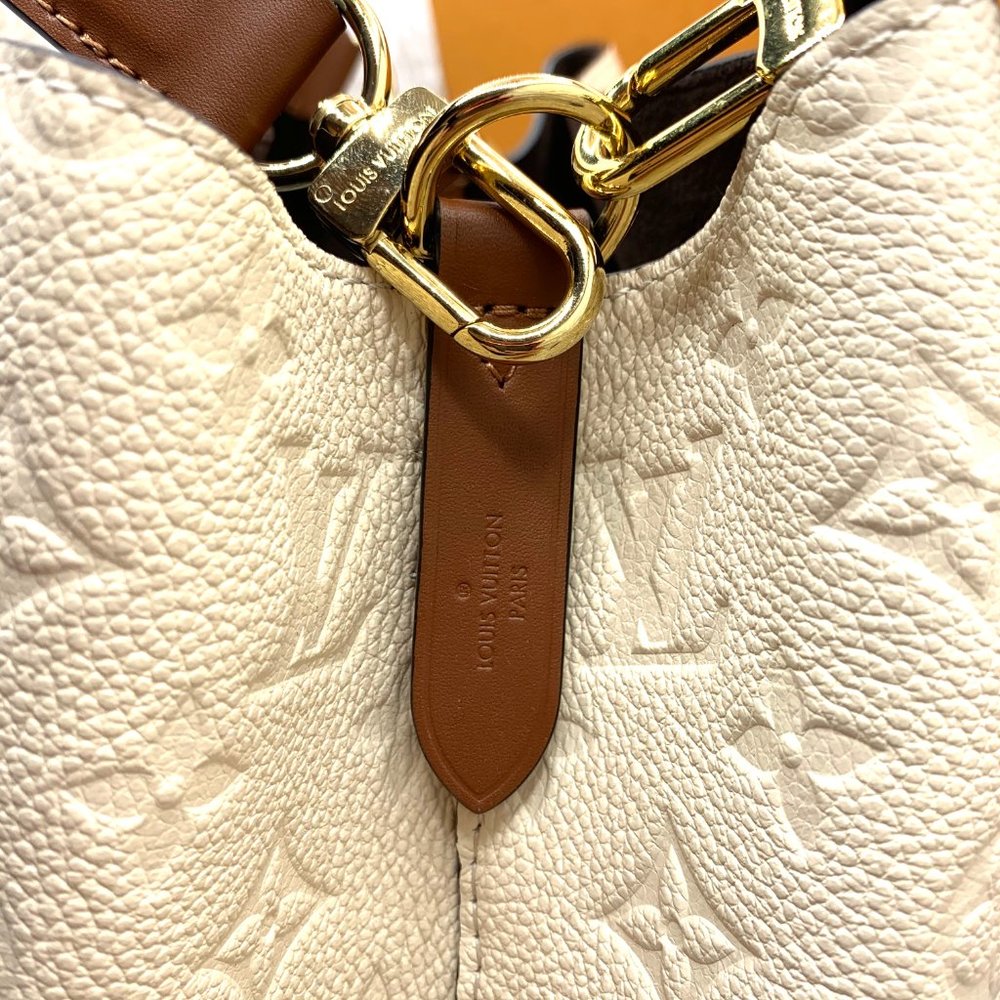 āSOLDā Louis Vuitton Empreinte Cream Neonoe MM bag - Picture 7 of 16